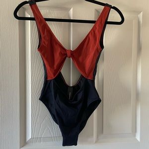Something Navy x Nordstroms Cut Out Bathing Suit